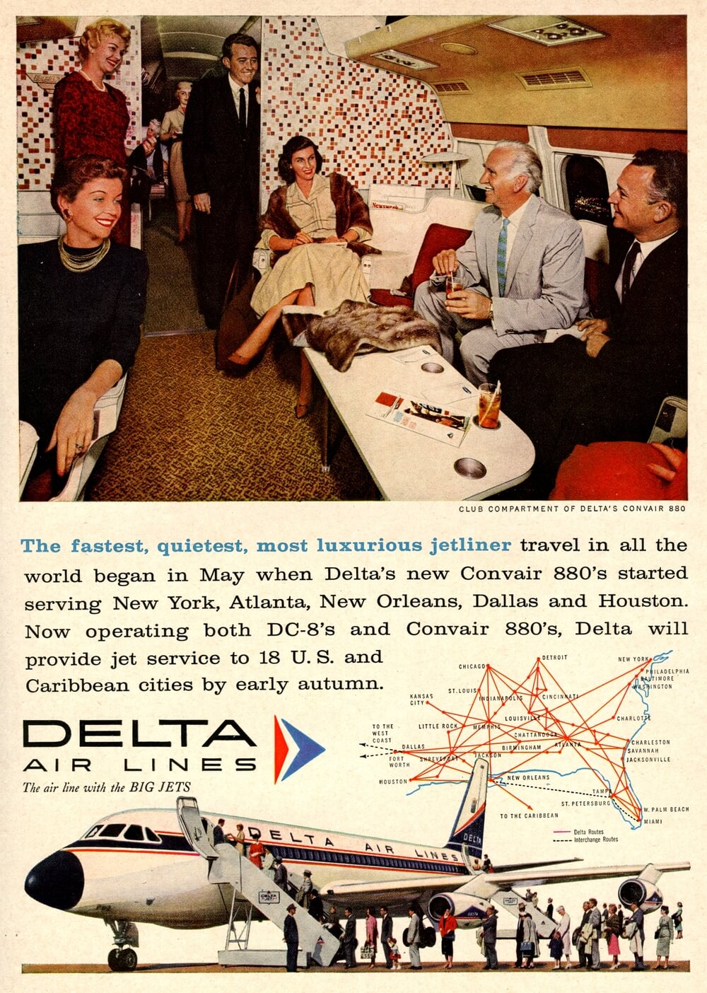 Delta Air Lines [1960 год]. Самые старые авиакомпании мира