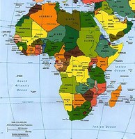 Карта Африка