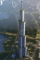 Sky City — самый высокий в мире китайский небоскреб — 220 этажей — всего за три месяца